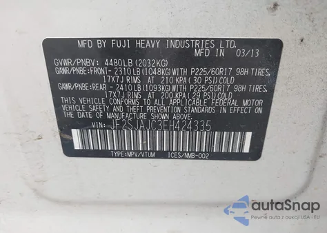 2014 Subaru Forester 2.5I Limited из США, поврежденный, VIN JF2SJAJC3EH424335